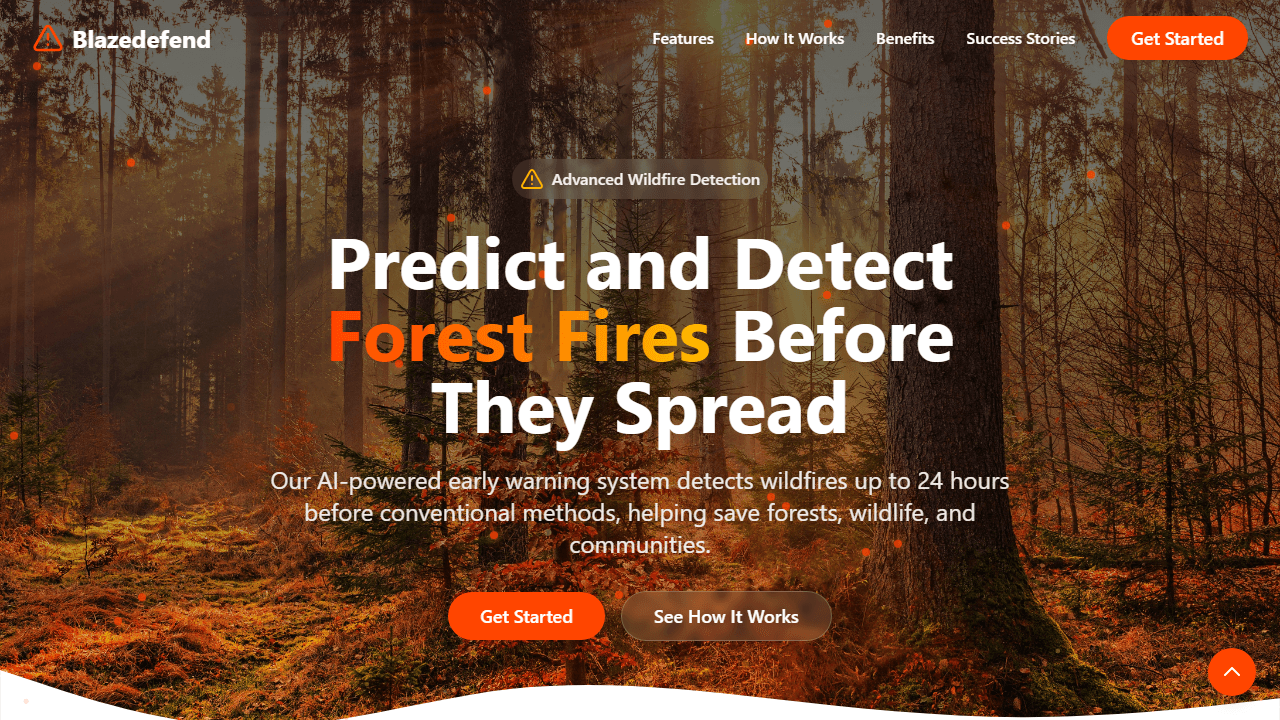 BlazeDefend website